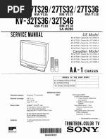 n05 ！ KV-27XBR51 KV-27XBR55 | PDF | Physical Quantities | Electricity