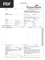 Sli Template | PDF | Cargo | Freight Transport
