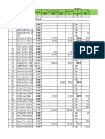 No Nama Barang Harga Penerimaan Pengeluaran Okt Nov Des Okt Jumla H Jumla H Rupia H