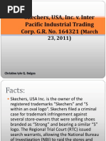 Skechers, USA, Inc. v. Inter Pacific Industrial Trading Corp. G.R. No. 164321