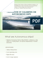 Prevention of Calamities On Autonomous Ships