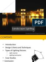 Landscape Lighting: Presented By-Divyesh Kumar