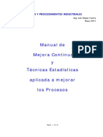 Guía Mejora Continua y Téc Estadísticas PDF