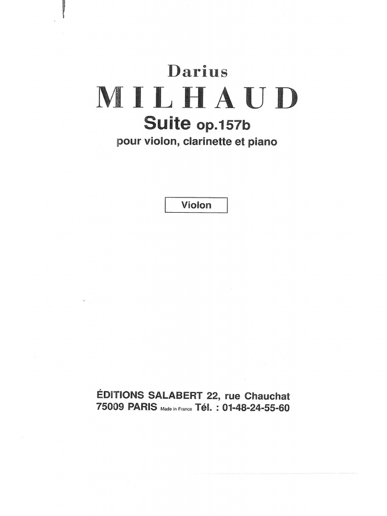 Trio Milhaud PDF