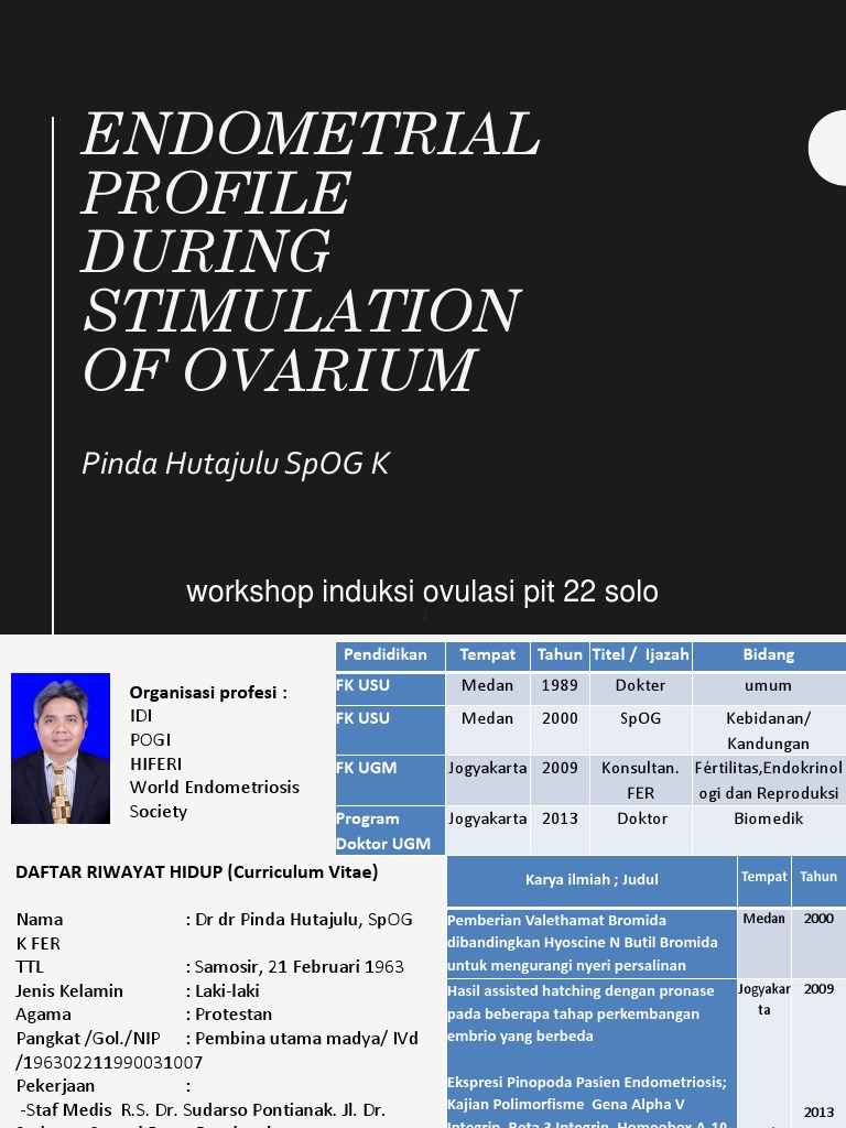 Induksi Ovulasi Rev Pdf Implantation Human Embryo In Vitro Fertilisation