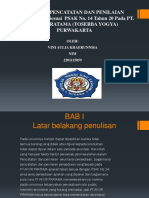 ANALISIS PENCATATAN DAN PENILAIAN PERSEDIAAN Sesuai PSAK No