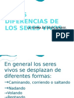 Otras Diferencias de Los Seres Vivos