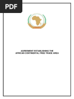 African Continental Free Trade Area the Treaty