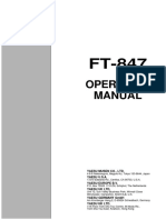Yaesu FT-847 Manual