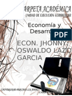 Carpeta Académica de Economia y Desarrollo - Derecho - 2019-1 - Final