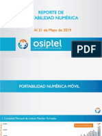 Reporte Portabilidad Numerica Mayo2019