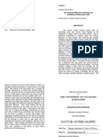 Mike Pascoe Doctoral Dissertation Leaflet