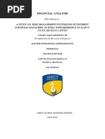 Chandan - A Study On Risk Management System For Equity Portfolio Managers' in India With Reference To Karvy Stock Broking Limted