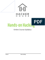 HackerHouse HandsOn Hacking Syllabus