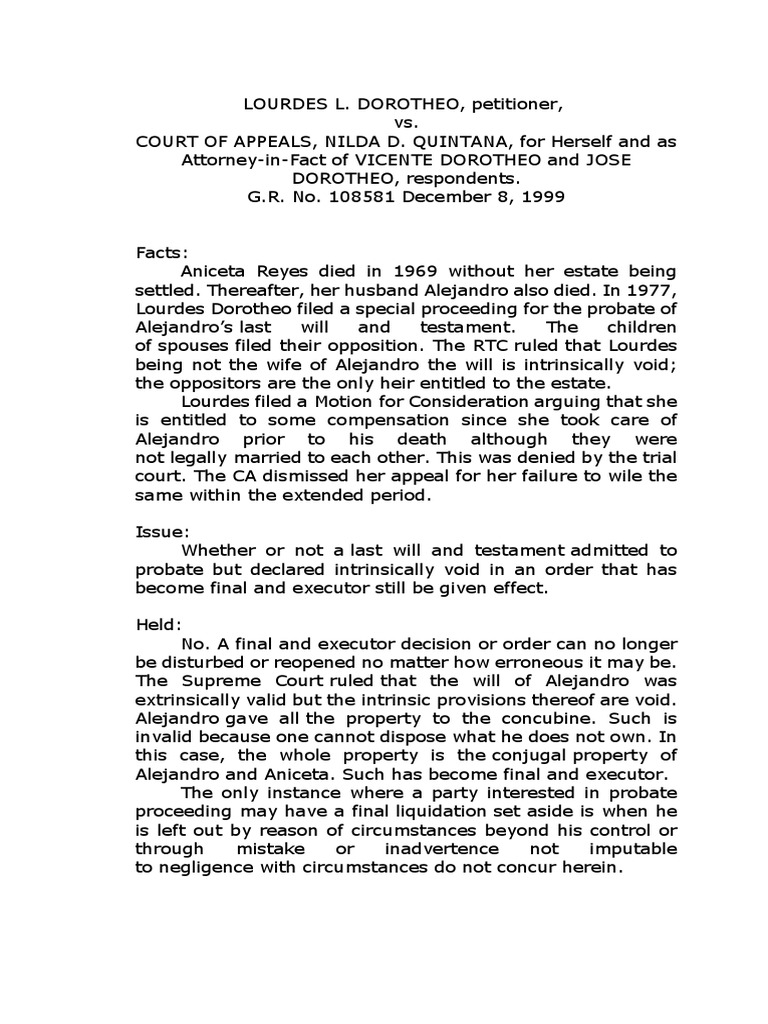 Testamentary Capacity PDF Will And Testament Inheritance