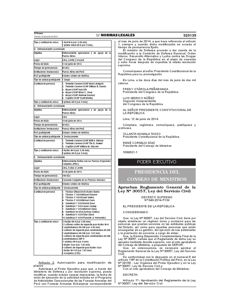 Reg 30057 GDC PDF | PDF | Política | Derecho