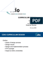 Curriculum Design: External Review