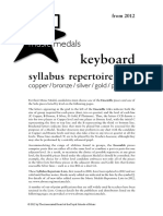 Music: Syllabus Repertoire Lists