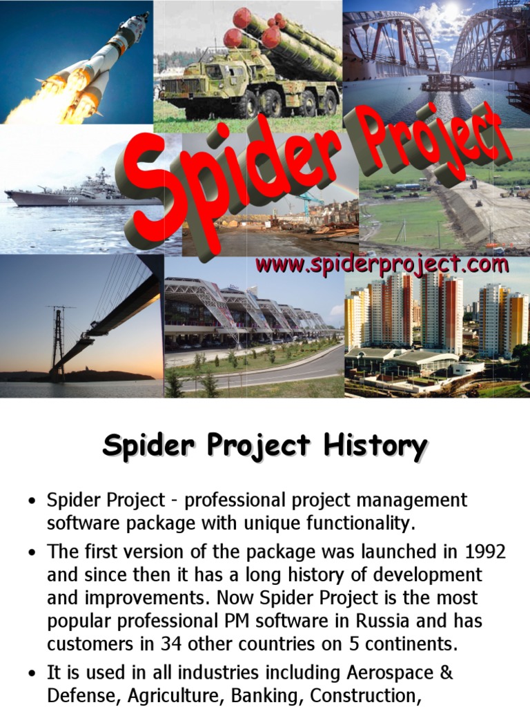 Spider Project: A History of Innovation | PDF | Simulation | Monte ...