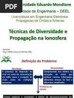 Técnicas de Diversidade e Propagação Na Ionosfera