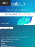 Estudo Bibliogrfico - Promotor de Justica