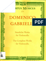 Domenico Gabrielli Cello Works