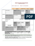 Grado en Educación Infantil: CURSO 2019-2020