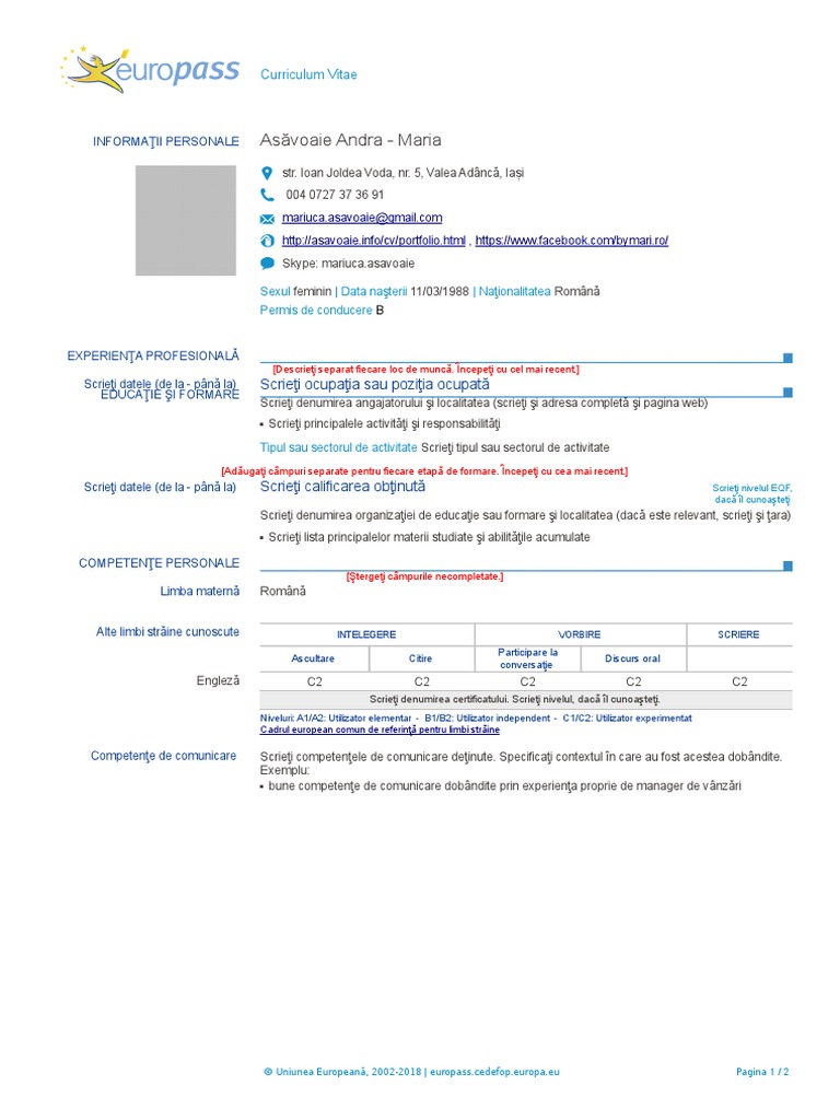 CV Ro | PDF