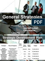 General Strategies: Ian Val Cabel Charmaine Lazarte