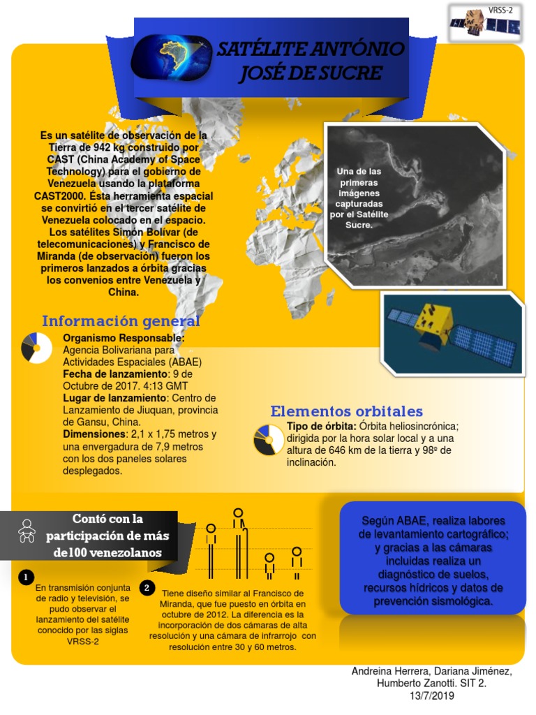 Lanzamiento del Satélite VRSS-2 en Venezuela | PDF | Satélite | Venezuela