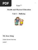 Download Year 7 HPE -  Bullying Unit - Band 34 by Jesse King SN41952842 doc pdf