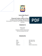 Internship - Report - FourH Group