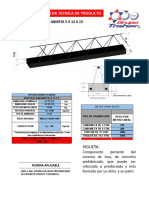 Ficha Tecnica Vigueta 5 X 12 X 15