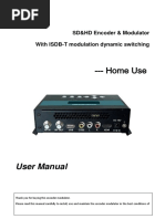 User Manual - Modulador ISDB-T DC3522B