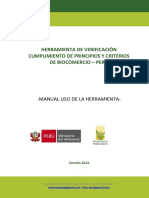 Verificación Principios de Biocomercio