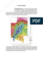 Mapa de Anomalías de Bouguer