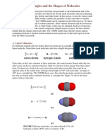 Bond Angles and The Shapes of Molecules