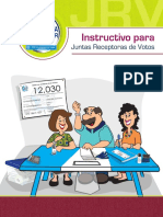 Instructivo JRV Consulta Popular 2018, TSE Guatemala