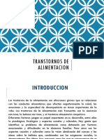 Transtornos de Alimentacion