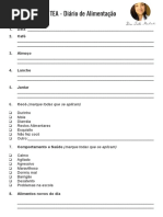 Diario de Alimentação