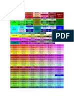 256 Colores RGB