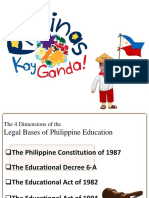 Legal Basis On Philippine Education System