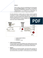 Fundamento Teórico Ley de Hooke