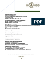 MSDS Español Arcilla Verde PDF
