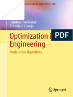 Optimization in Engineering Models and Algorithms