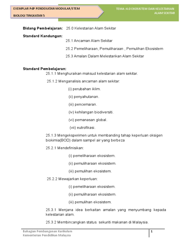 Rph Kelestarian Alam Sekitar Pdf