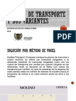 Método de Transporte y Sus Variantes