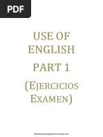 First Use of English Part 1 With Answers | PDF