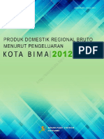 Produk Domestik Regional Bruto Menurut Pengeluaran Kota Bima 2012-2016