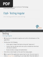 Chp6-Testing Angular: Unit Testing and End-To-End Testing